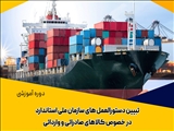 دوره آموزشی « تبیین دستورالعمل های سازمان ملی استاندارد در خصوص کالاهای صادراتی و وارداتی» برگزار شد