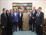دیدار منتخبین نهمین دوره اتاق تبریز با نماینده مقام معظم رهبری در استان  