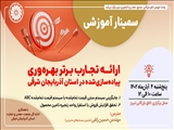 سمینار آموزشی ارائه تجارب برتر بهره‌وری پیاده‌سازی‌شده در استان آذربايجان‌شرقی 