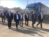 بازدید رئیس کمیسیون حمل و نقل اتاق تبریز و سرپرست گمرکات استان از مرز جلفا