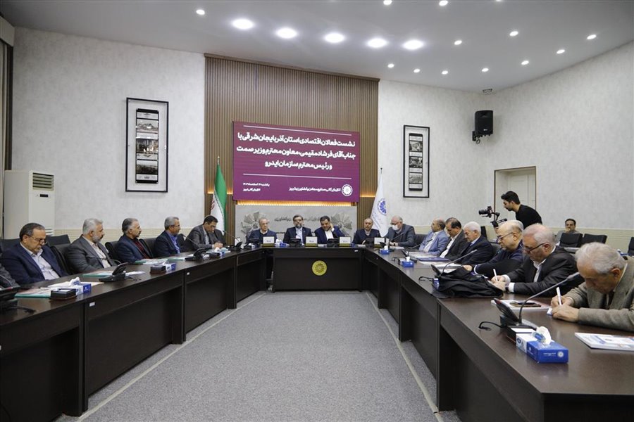 نشست مشترک فعالان اقتصادی استان با معاون وزیر صمت 