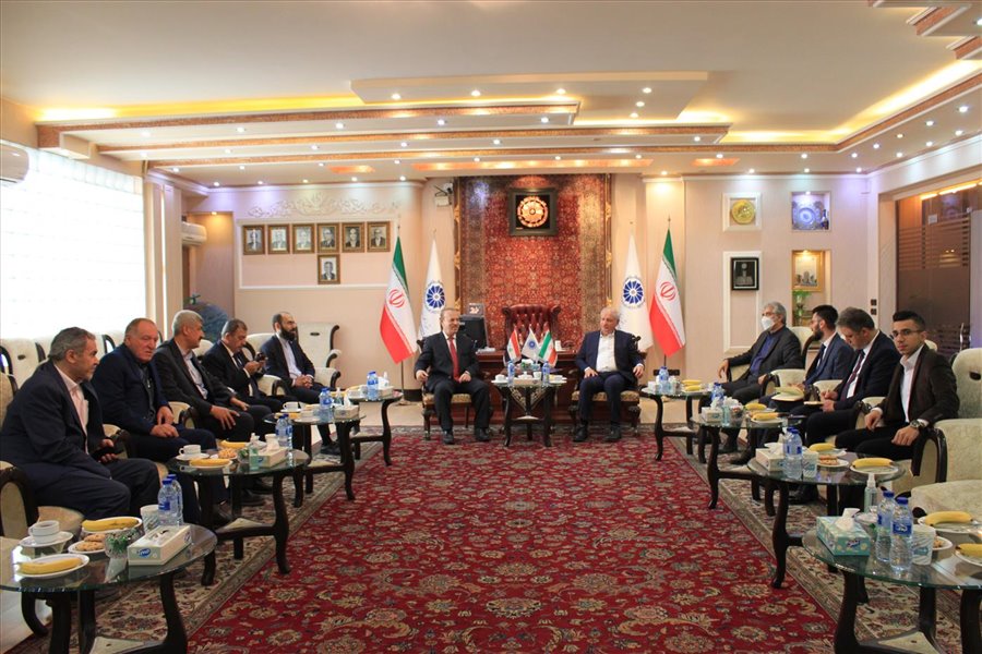 هیئت عراقی در اتاق تبریز