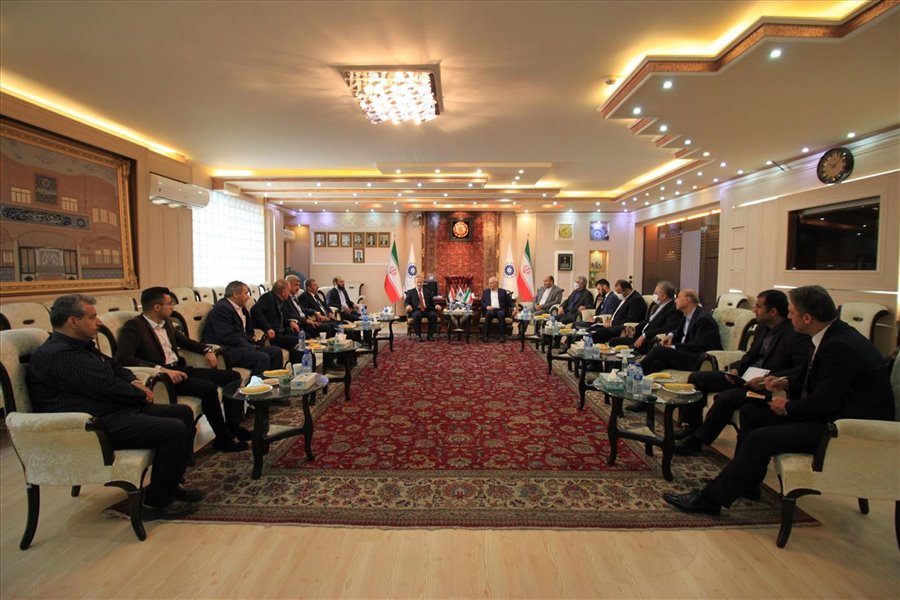 هیئت عراقی در اتاق تبریز