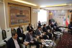 دیدار هیئت نمایندگان اتاق تبریز با مدیرعامل بیمه ایران
