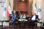 دیدار رئیس و جمعی ازهیئت نمایندگان اتاق تبریز با مدیرکل آفریقای وزارت امور خارجه