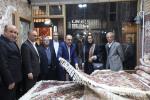 بازدید رئیس مرکز ملی فرش ایران از بازار فرش مظفریه و واحدهای تولیدی 